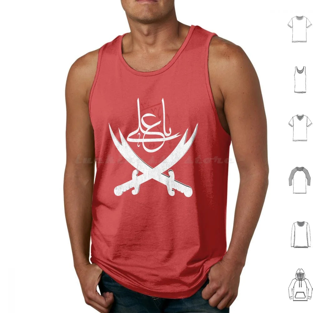 Ya Ali Muharram Ashura Imam Hussain Karbala Tank Top Vest Sleeveless
