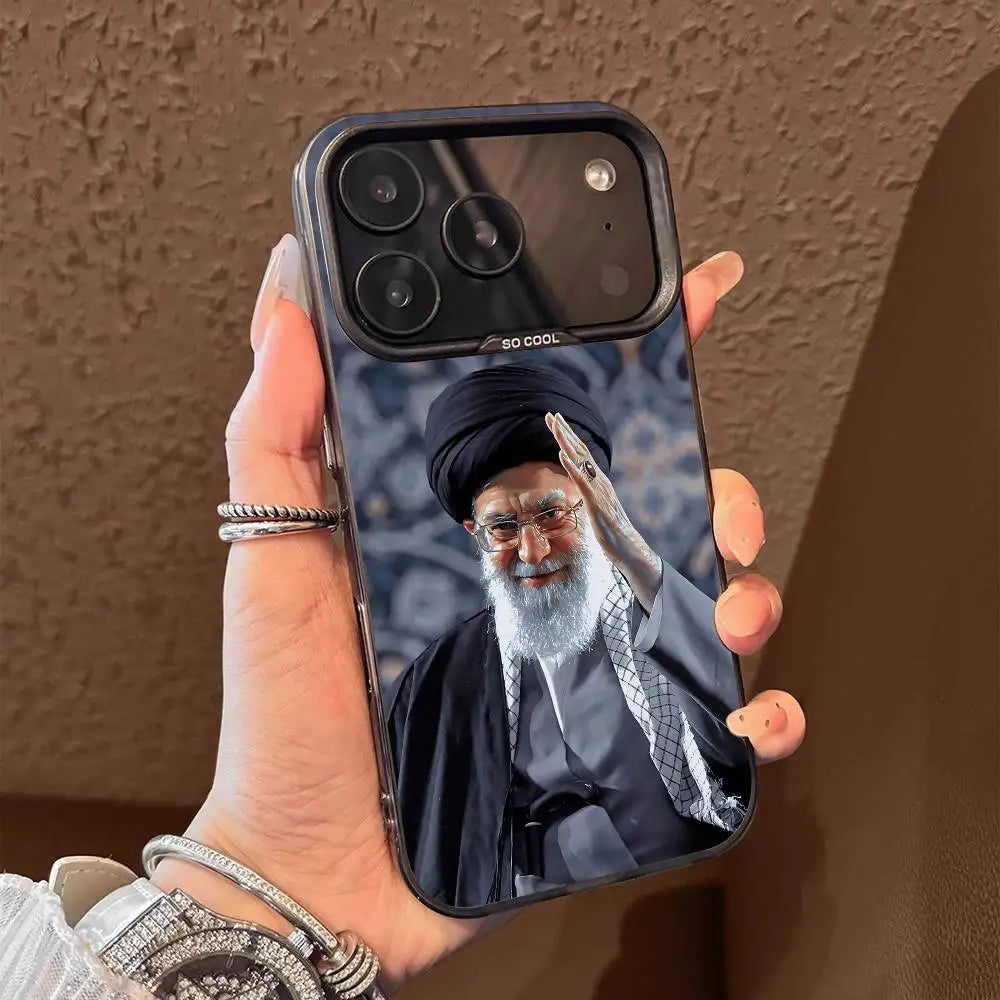 RIP Ali Khamenei Iranian Iran Phone Case For iPhone 15,17,11,14,13,16,12,E,Max,Plus,Air,Pro,Mini Black Matte Cover