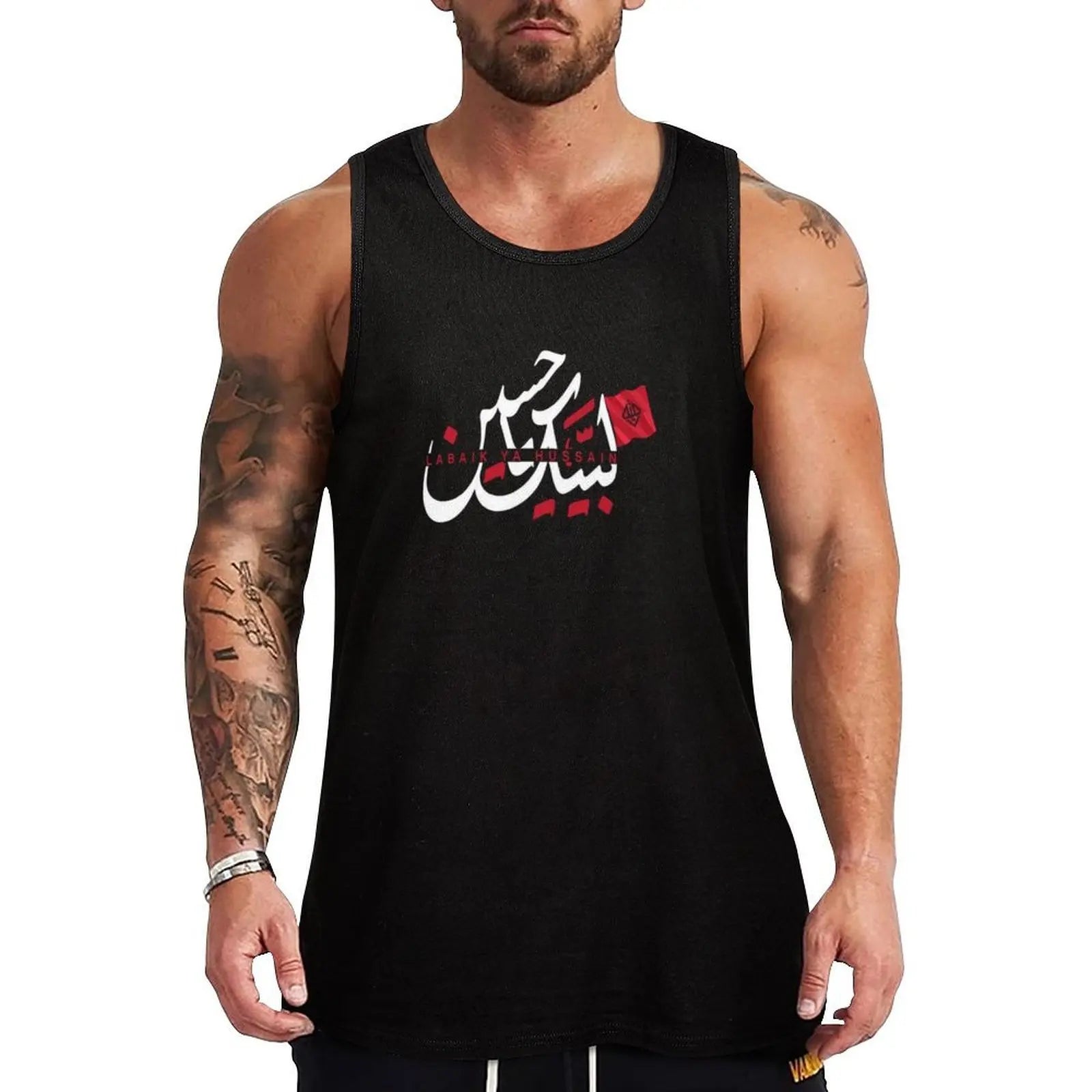 Labaik ya hussain Tank Top Street Style Tank Top Casual Urban Sleeveless Top