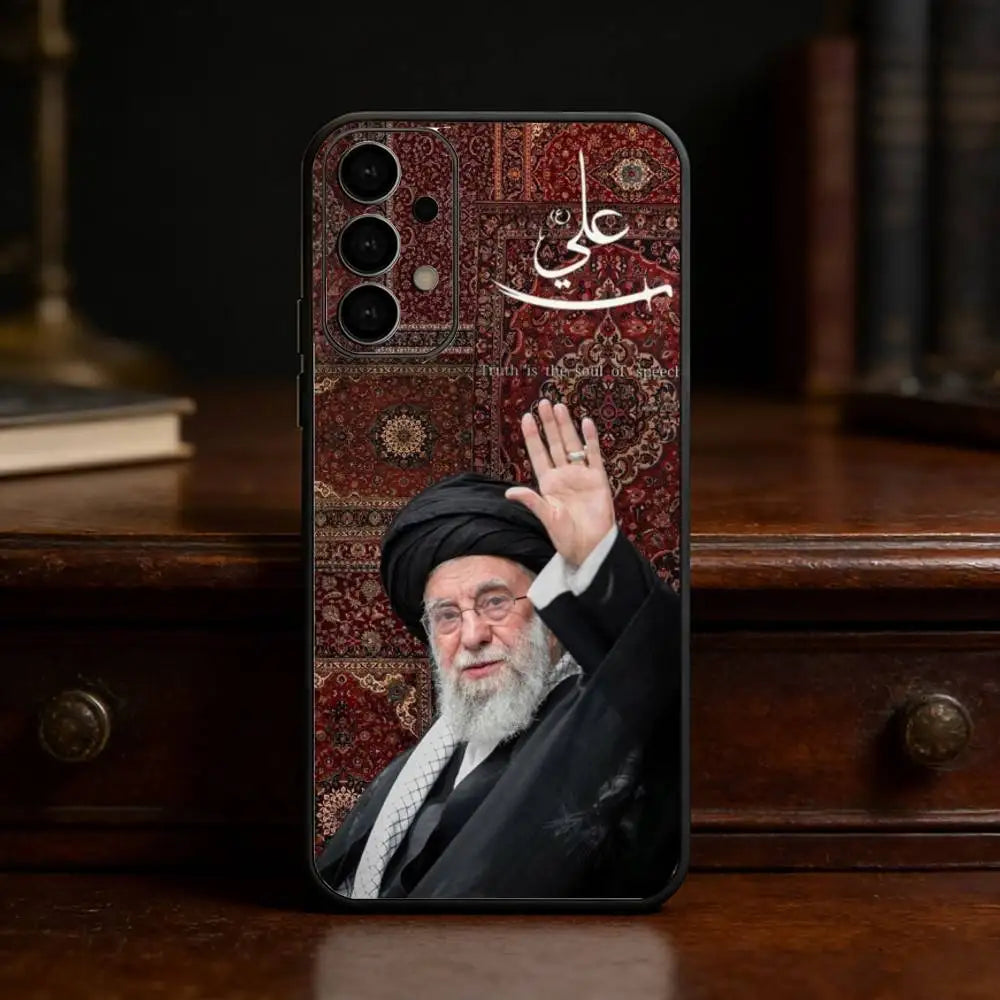 RIP Ali Khamenei Iranian Iran phone Case For Samsung S25,24,21,22,23,30,Ultra,20,Plus,Fe,Lite,Note Soft Black Cover