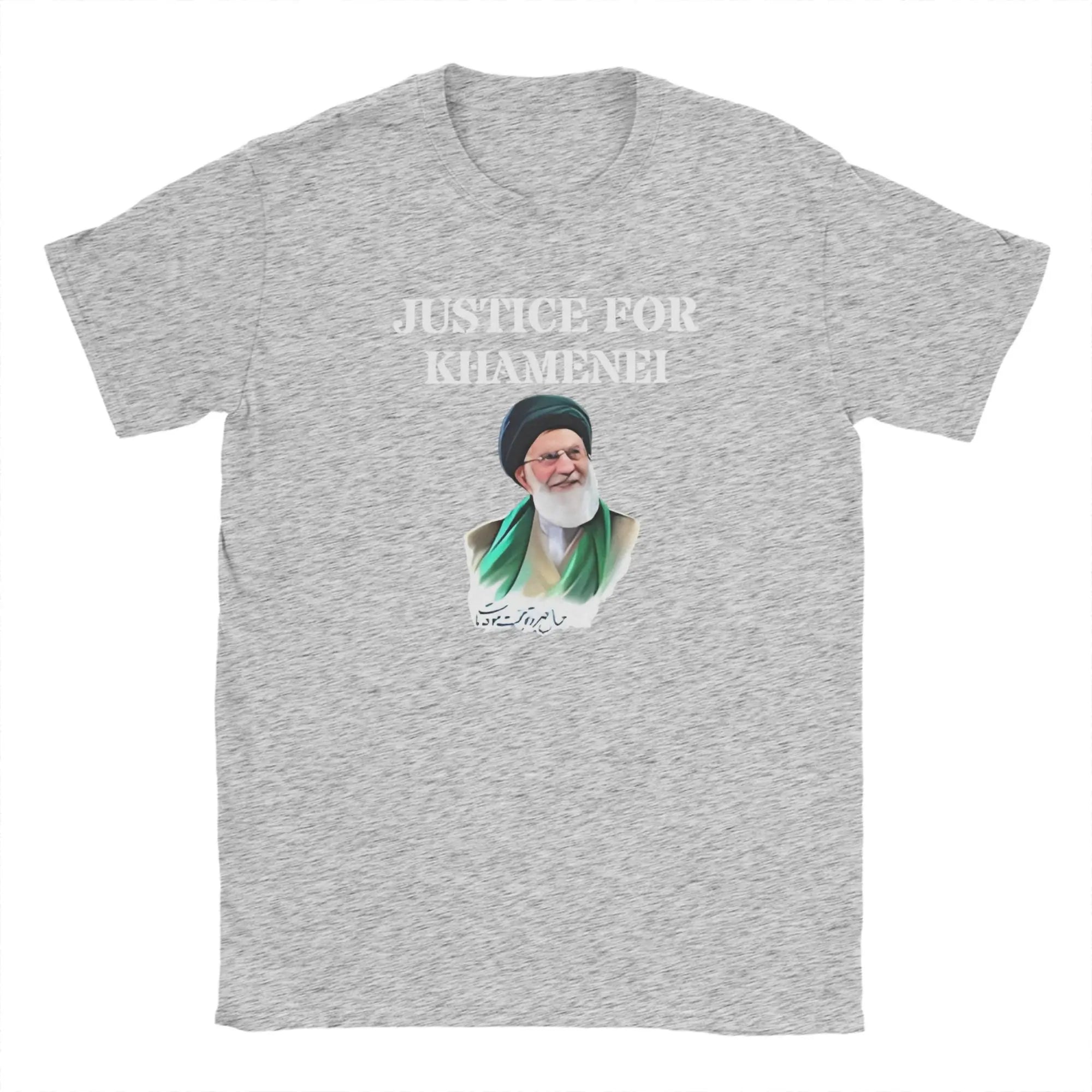 Ali Khamenei Pure Cotton T-Shirt For Men Summer  Aesthetic T-Shirts O Neck Fashion Tee Shirt Plus Size Hot Sale Clothing