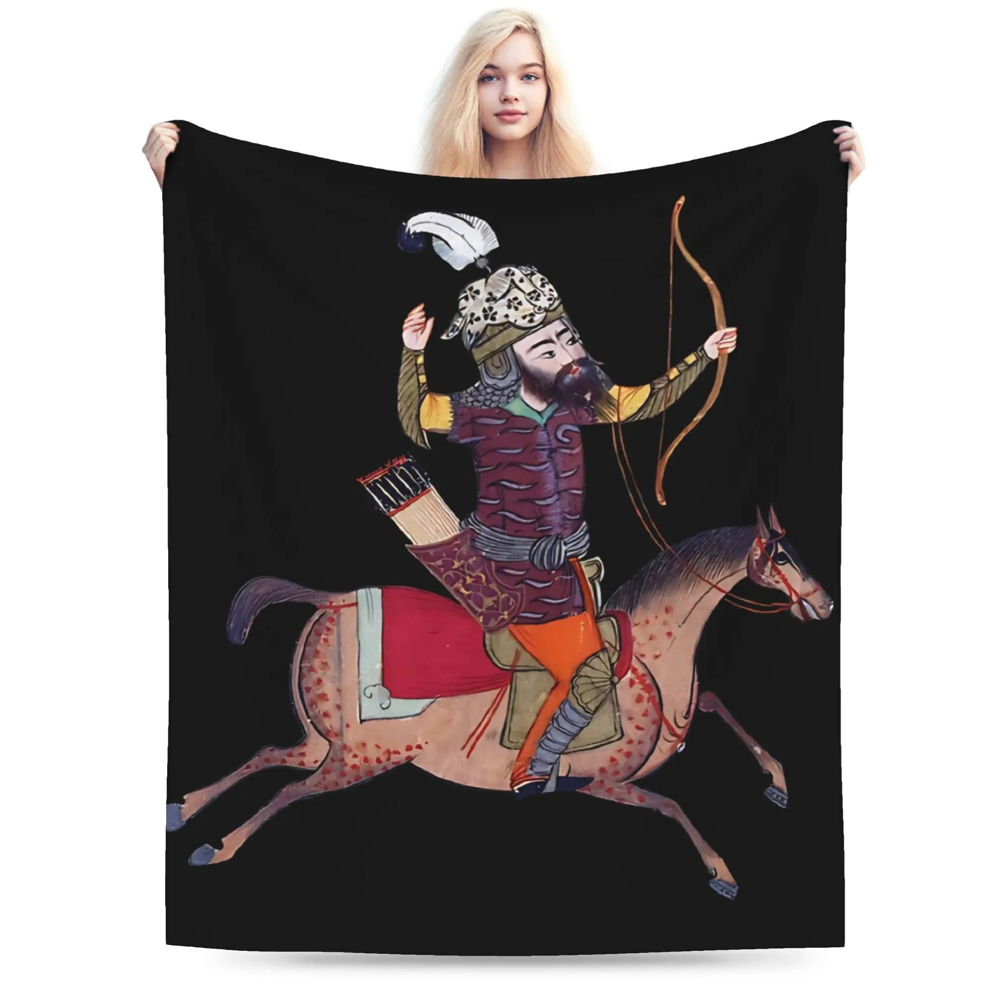 Ali Khamenei RIP A Brave Leader Of Iran 1939 2026 Warm Comfy Blanket For Chair Sofa Bed  Throw Blanket Winter Flannel Bedspread