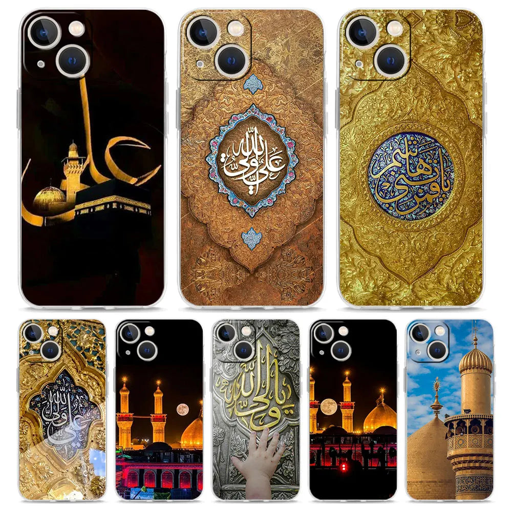 Phone Case For iPhone 17 Air Cases iPhone 16 15 12 13 14 Pro Max SE 7 8 Plus Back Cover Imam Ali Islamic Holy