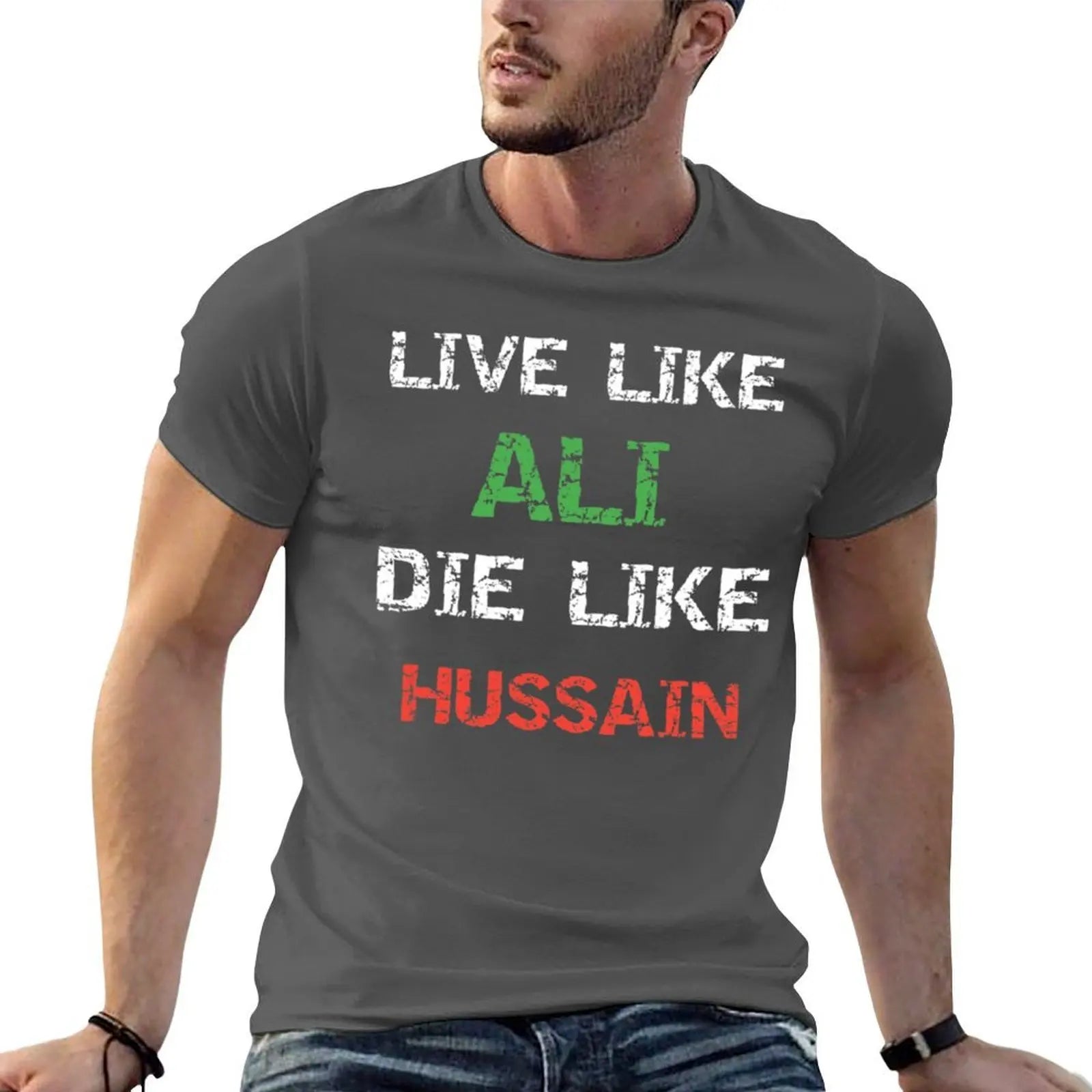 Labaik ya hussain T-Shirt man t shirts for men man t shirt designer cotton t shirts man 100% T-shirt