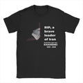 RIP Iran Ali Khamenei T-Shirt Summer Iranian Leader T-Shirts Pure Cotton Tee Shirt For Men's Short Sleeve Casual Top Tees