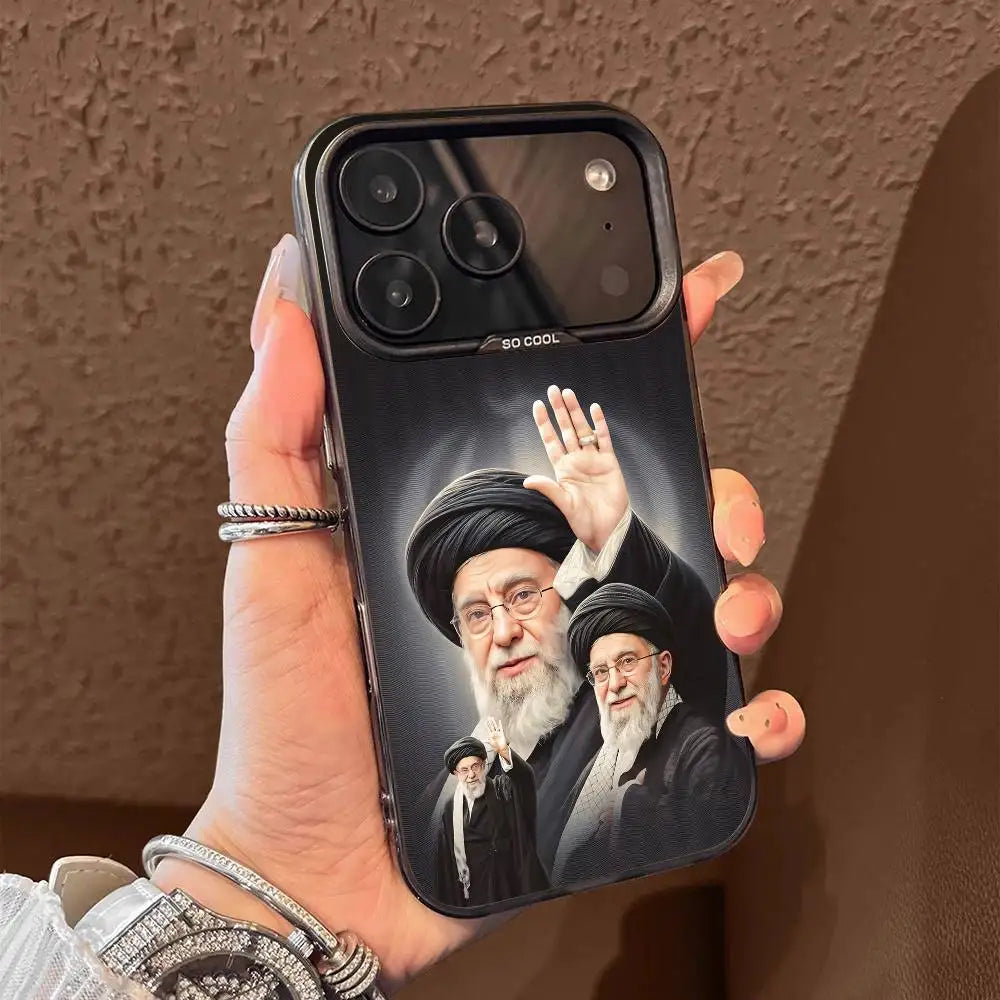 RIP Ali Khamenei Iranian Iran Phone Case For iPhone 15,17,11,14,13,16,12,E,Max,Plus,Air,Pro,Mini Black Matte Cover