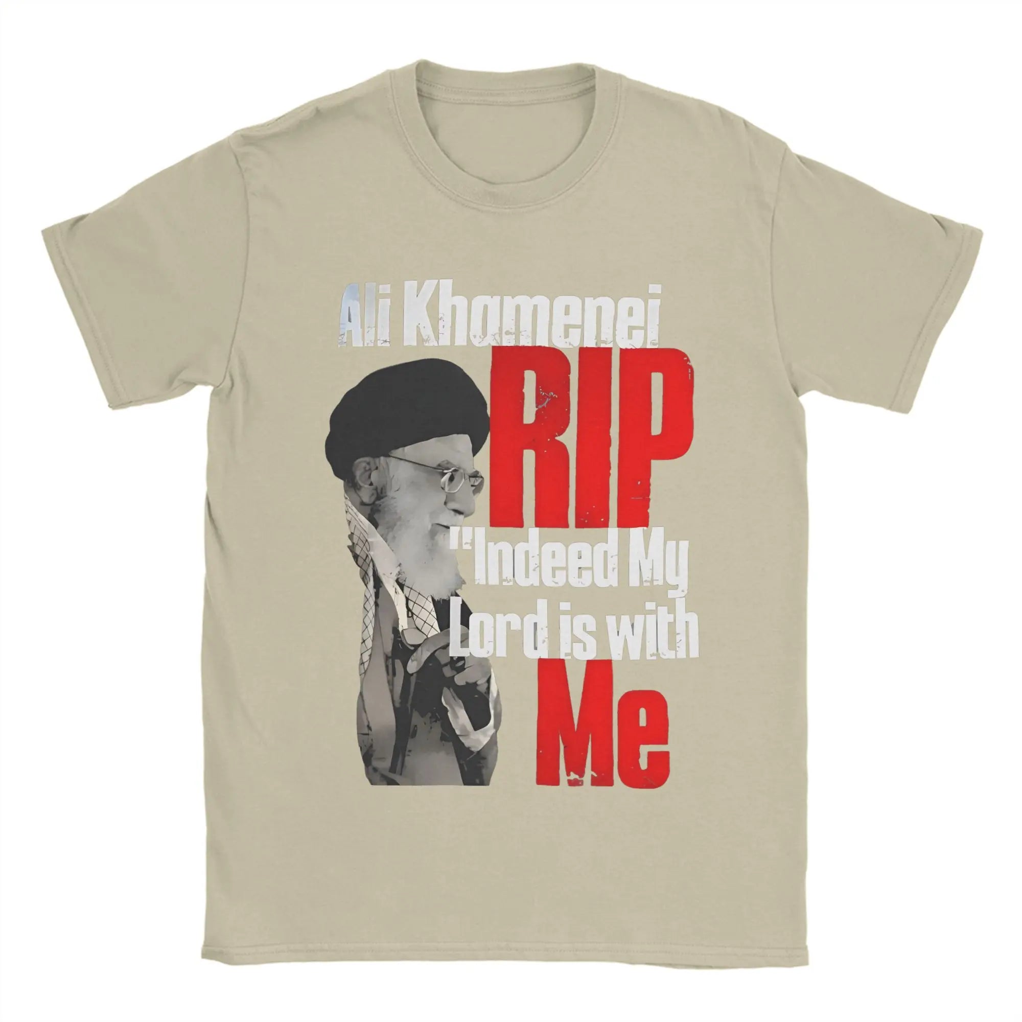 Harajuku T-Shirt RIP Iran Ali Khamenei Cotton T-Shirts Iranian Leader  Leisure Tee Shirt for Couple Beach Short Sleeve Top Tees