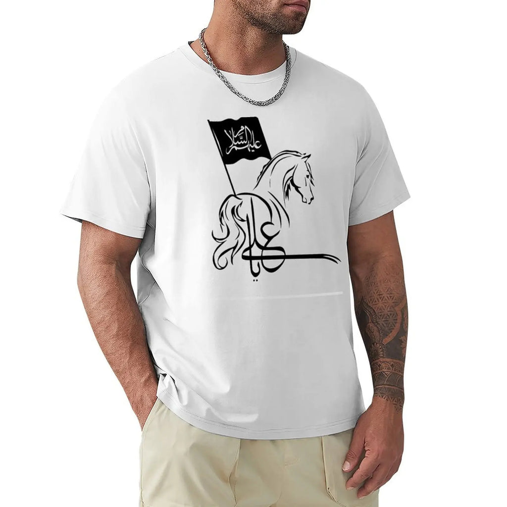 Labaik ya hussain T-Shirt All Weather Casual Short Sleeve