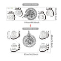 Islamic Four Quls Al-Ikhlas Al-Falaq An-Nas Al-Kafirun Wall Sticker Muslim Living Room Bedroom Room Home Decor Ramadan Gift