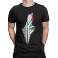 Simple Palestine Flag Graphic T Shirts For Men Fashion Summer Short Sleeve 3D National Emblem Printed Tees Casual Street Tops