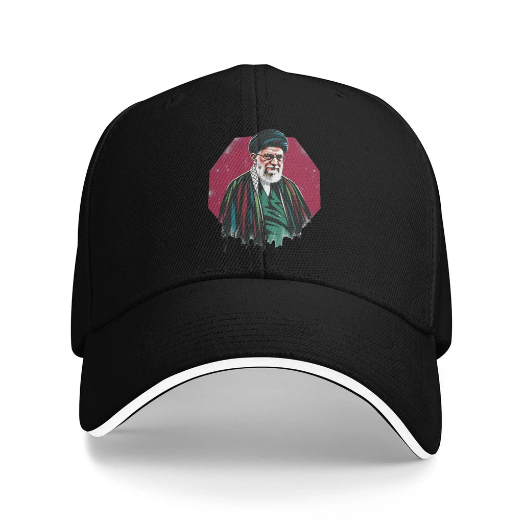 Ali K-Khamenei  Baseball Cap  Vintage Couple Women Trucker Hat Sun Design Running Hippie Baseball Caps Gift Idea