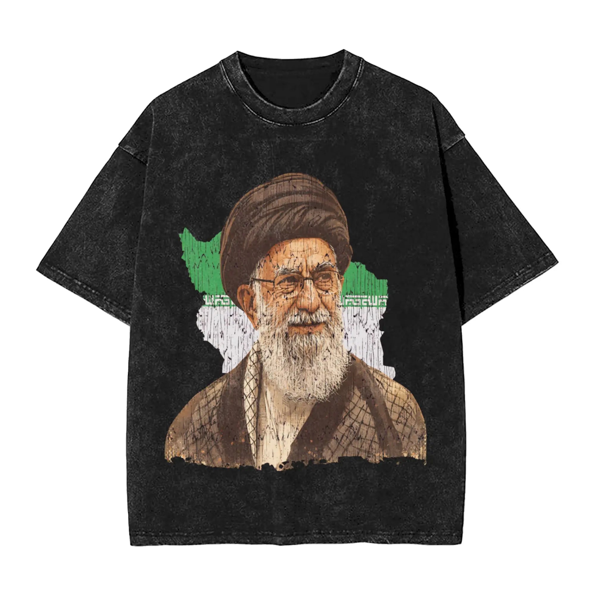 Ali Khamenei  T Shirt  Harajuku T Shirts Short Sleeve Vintage Tshirt Beach Cotton O-Neck Plus Size Top Tees