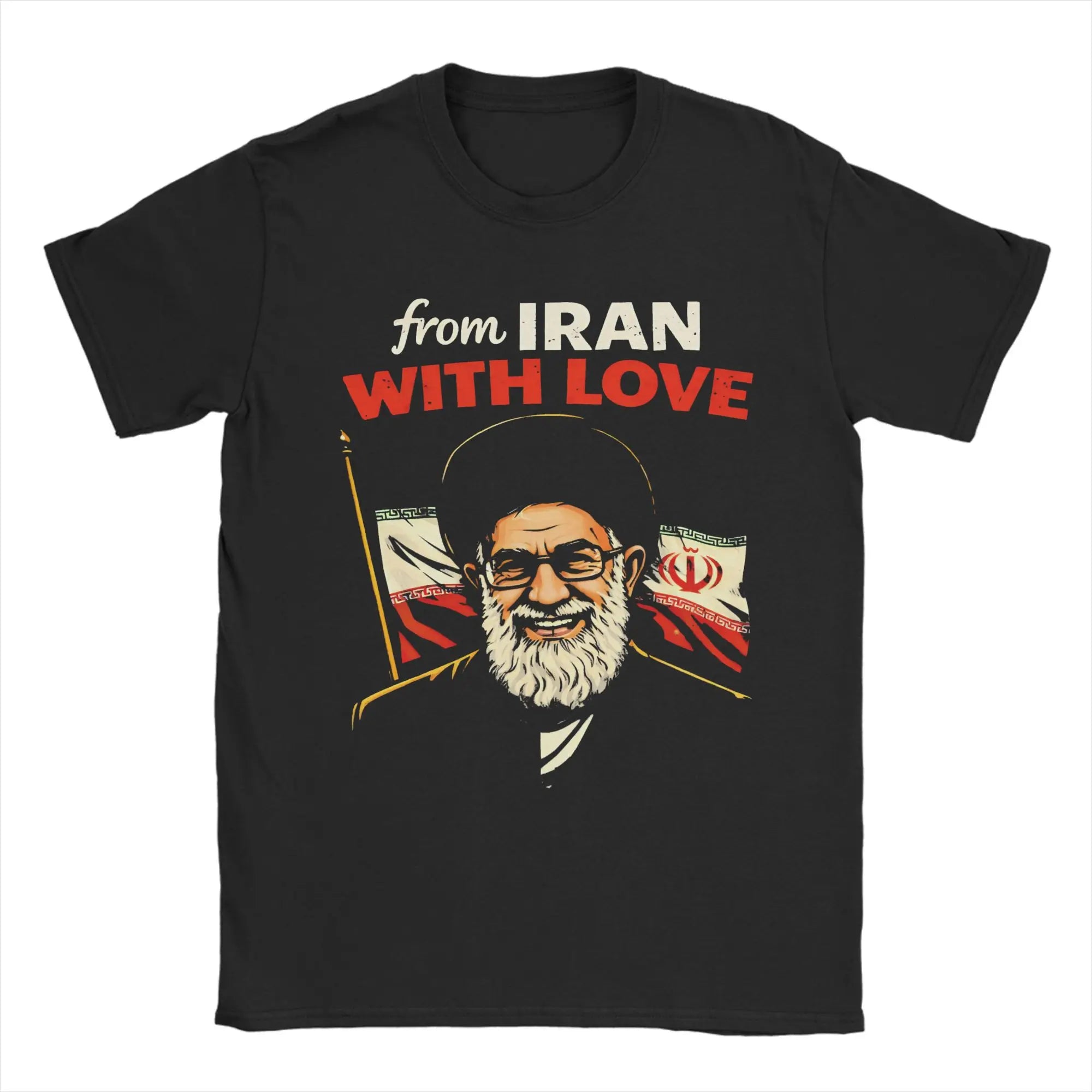 Graphic Printing We Love You Ayatollah RIP 1939-2026 IRAN Ali Khamenei T Shirt for Men's Clothing Women Summer Cotton T Shirt