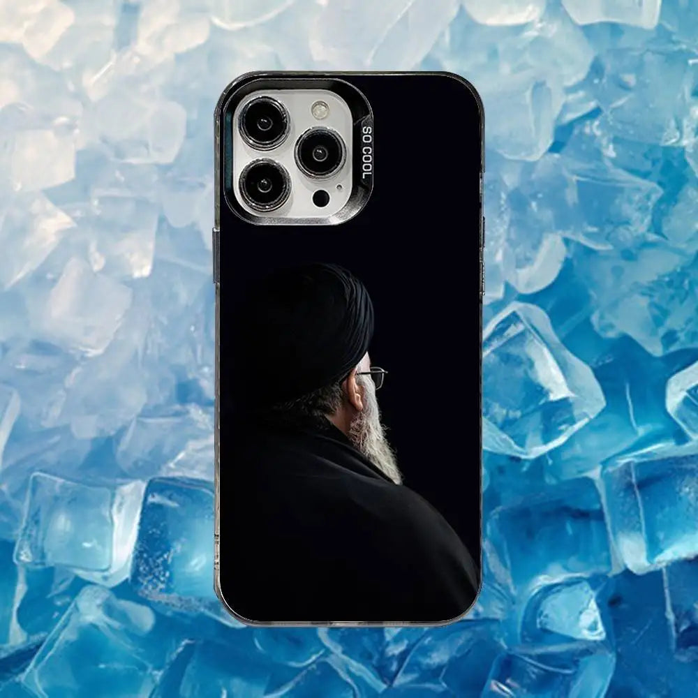 H-Hassan N-Nasrallah Phone Case For iPhone 16,15,14,13,12,11,Mini,Pro,SE,MAX White Matte Shockproof Cover