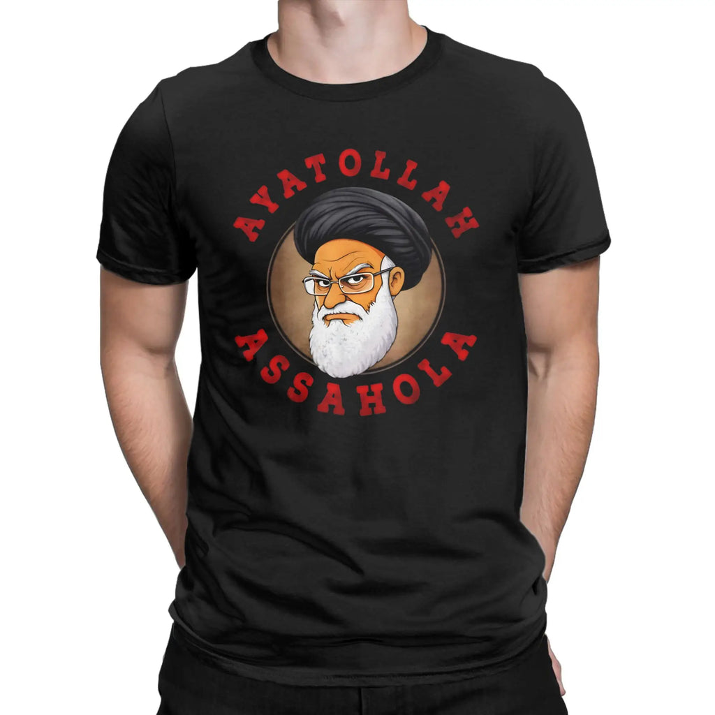 Mens Womens RIP Iran Ayatollah Ali Khamenei 1939 - 2026  T Shirt 100% Cotton Printed T-Shirt  Top Clothing