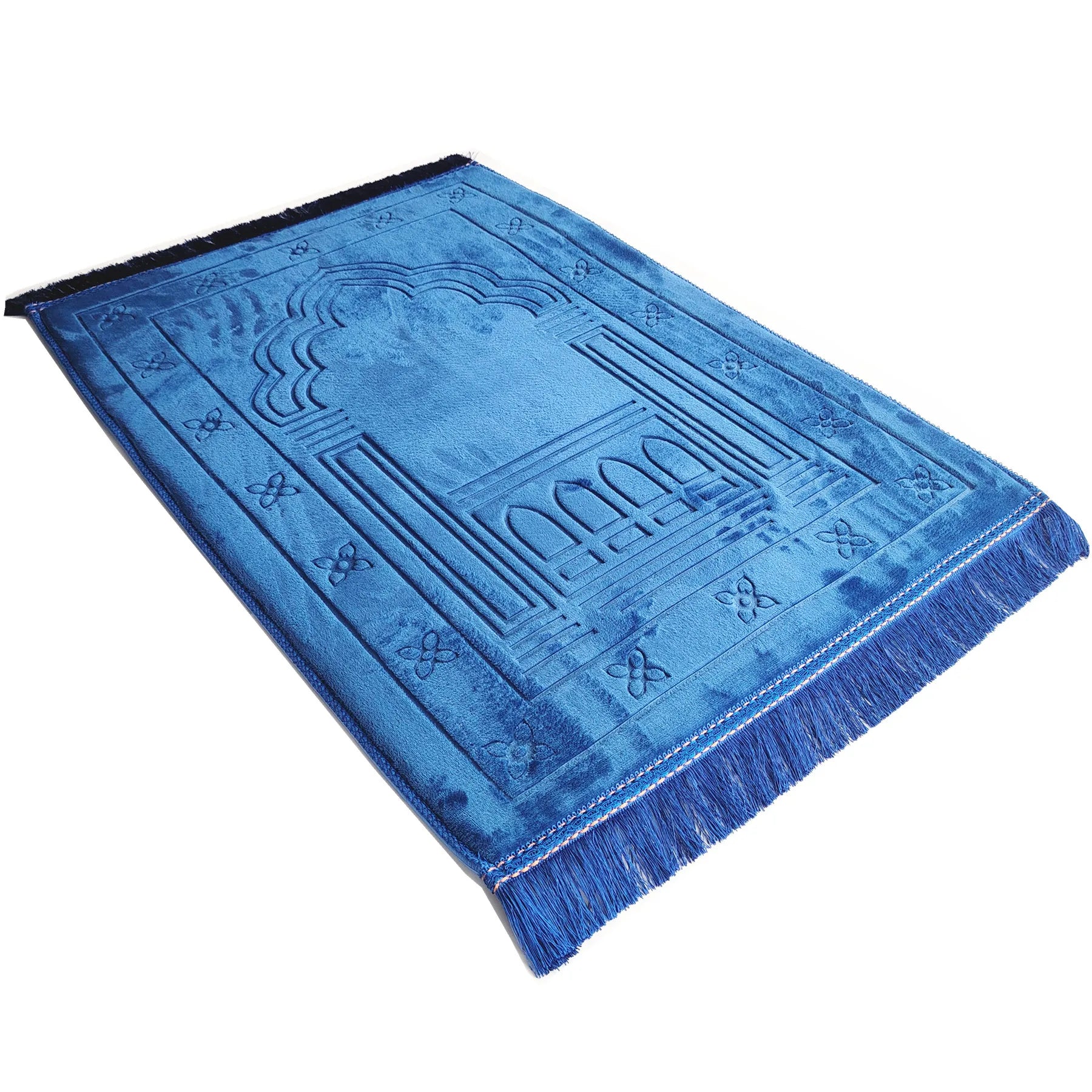 Memory Foam Prayer Mat Luxury Large Muslim Prayer rug Padded Very Thick Janamaz Sajadah for Men Women for Eid Ramadan