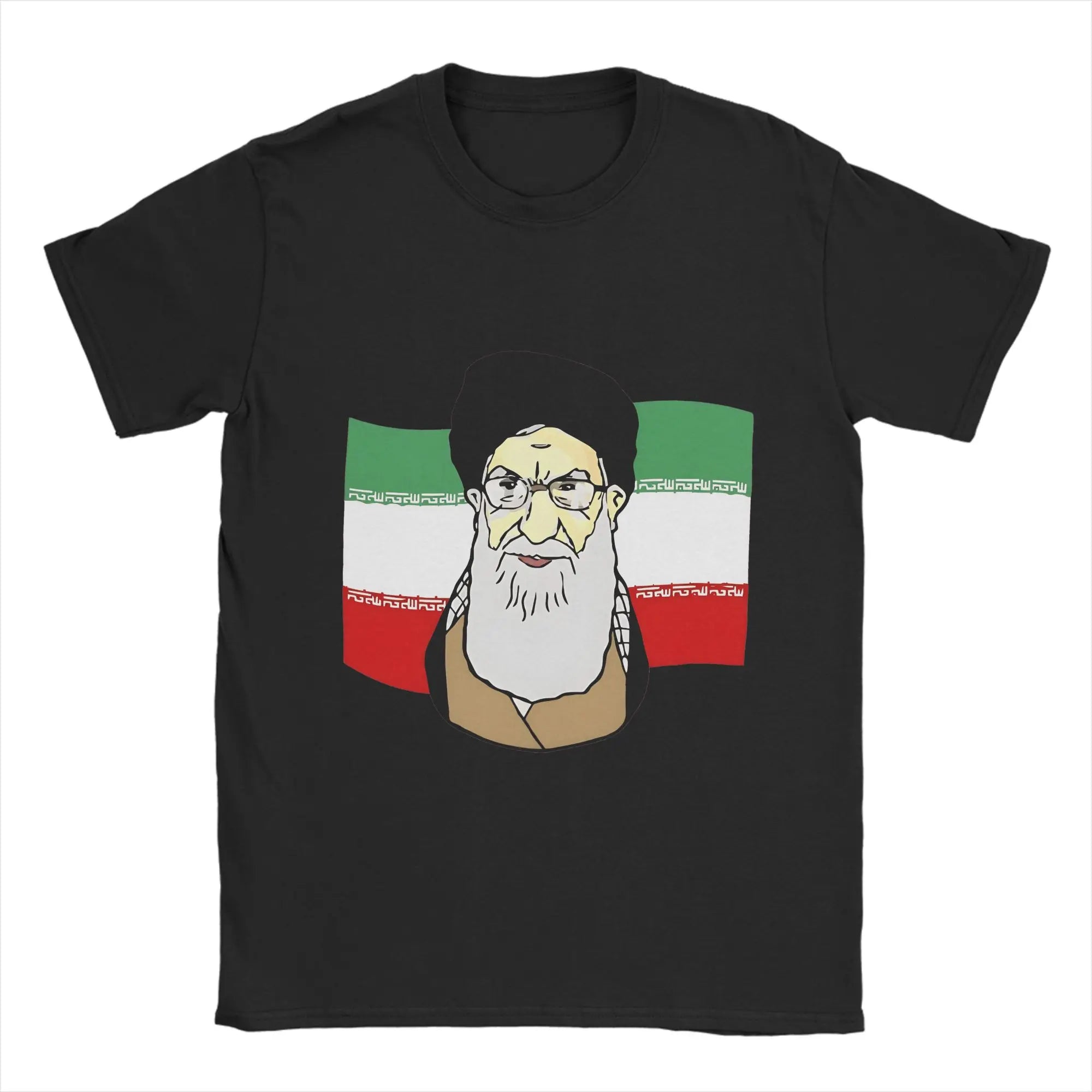 Ali Khamenei  Cotton T Shirt For Adult Summer  Street Style T-Shirts O Neck Hipster Tee Shirt Oversized Loose Tops