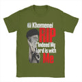 Harajuku T-Shirt RIP Iran Ali Khamenei Cotton T-Shirts Iranian Leader  Leisure Tee Shirt for Couple Beach Short Sleeve Top Tees