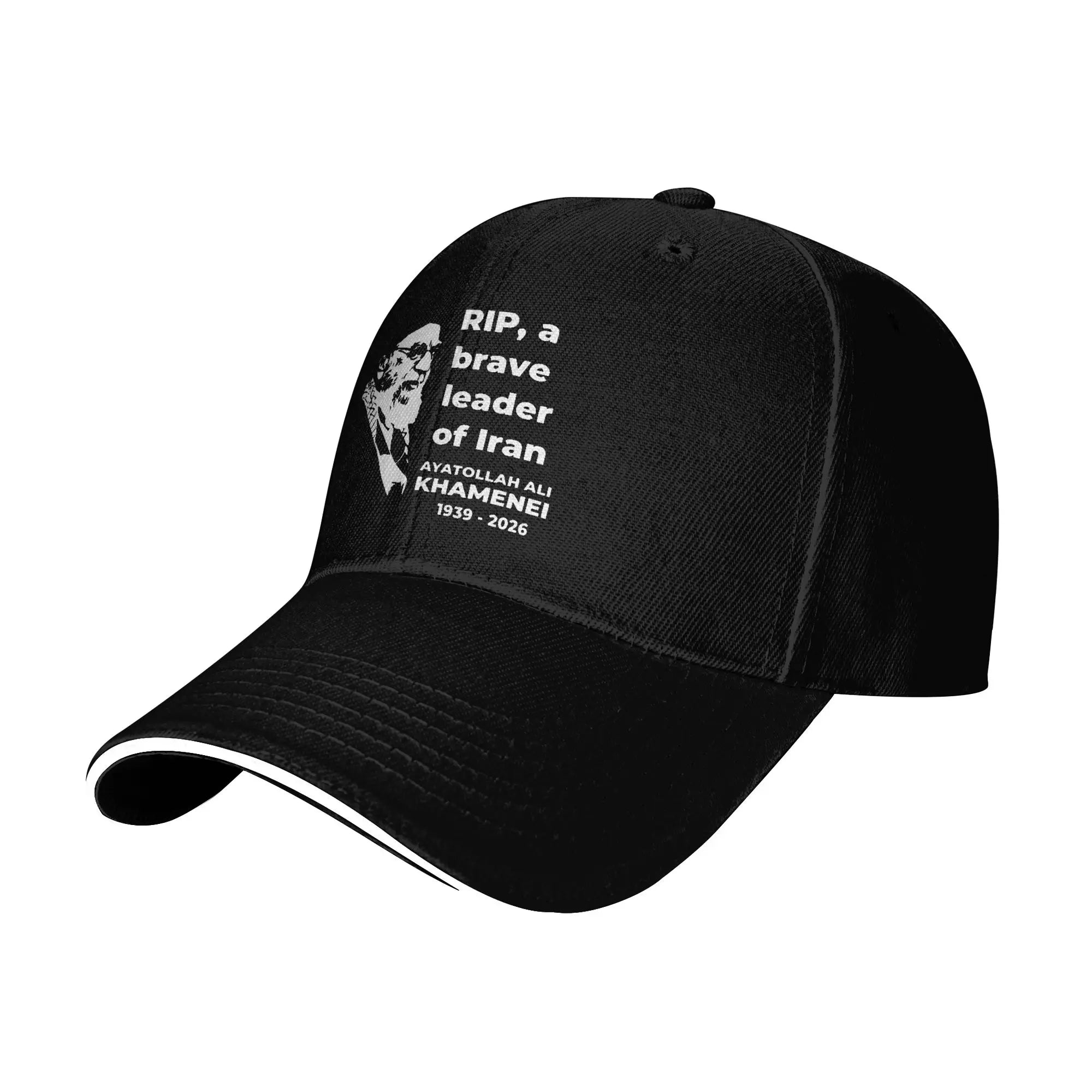 RIP Iran Ayatollah Ali Khamenei 1939 - 2026  Caps For Unisex Cool Baseball Cap  Snapback Hat Golf Headewear Gift