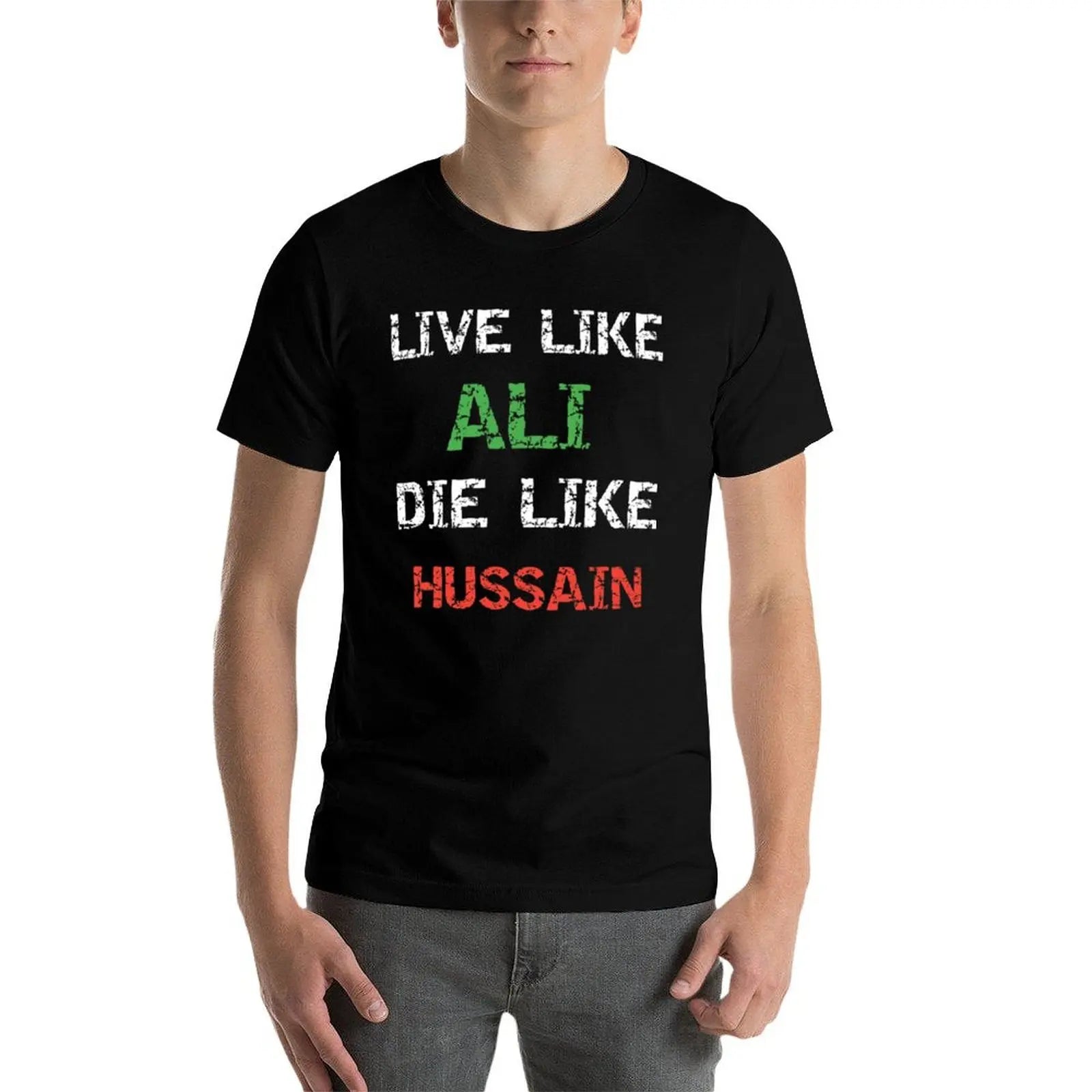 Labaik ya hussain T-Shirt man t shirts for men man t shirt designer cotton t shirts man 100% T-shirt