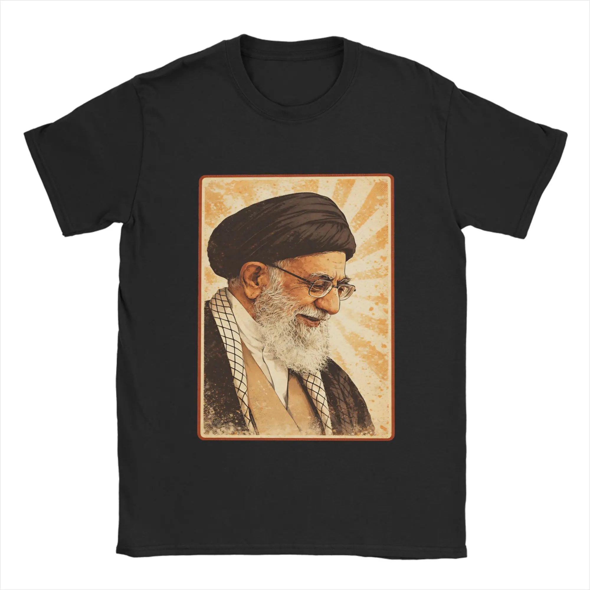 Ali Khamenei  Cotton T Shirt For Adult Summer  Street Style T-Shirts O Neck Hipster Tee Shirt Oversized Loose Tops