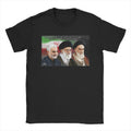 Qasem Soleimani Ali Khamenei Ruhollah Khomeini RIP T Shirt Beach lran flag T Shirts Men Cotton O-Neck Plus Size 5XL Tshirt