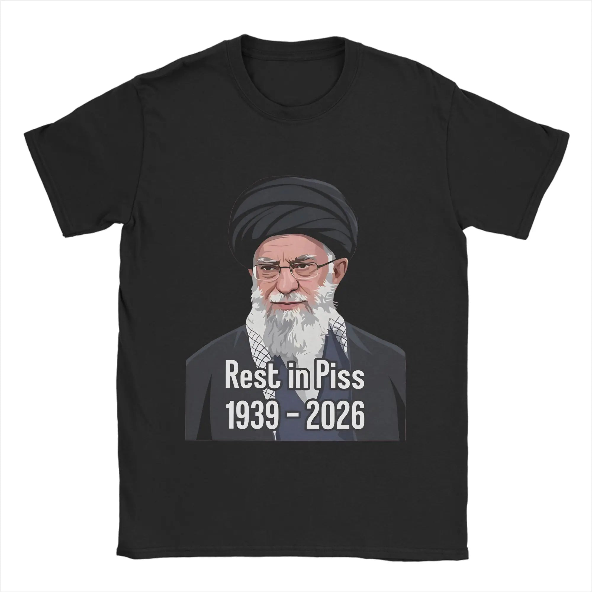 Ali Khamenei  Cotton T Shirt For Adult Summer  Street Style T-Shirts O Neck Hipster Tee Shirt Oversized Loose Tops