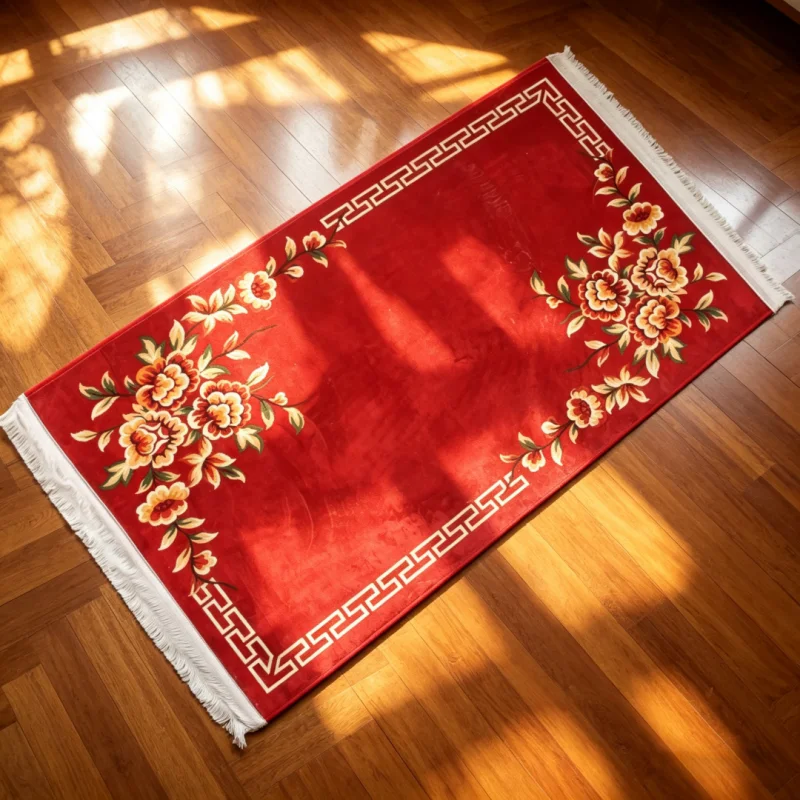 Prayer Rug Muslim Retro Mat Islamic Thick Large for Men Women for Eid Travel Soft Luxury and Great  for Knees and Forehead