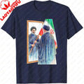 Iranian Political Figure Mojtaba Khamenei Mirror Graphic TShirt Men Summer Cotton Short Sleeve Tee Iran Flag Patriotic Gift Tops