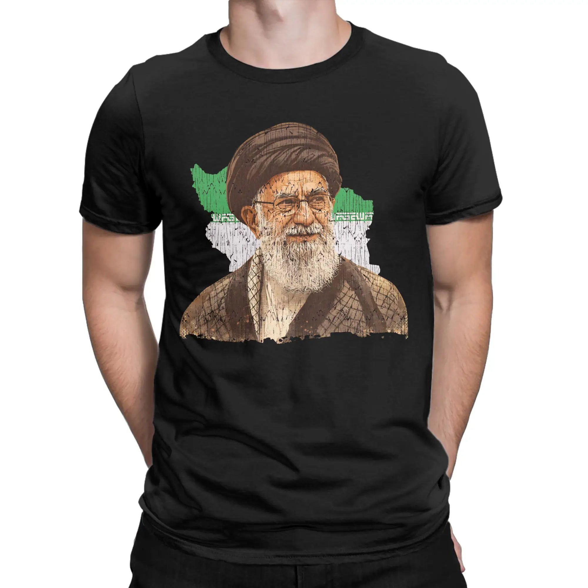 Mens Womens RIP Iran Ayatollah Ali Khamenei 1939 - 2026  T Shirt 100% Cotton Printed T-Shirt  Top Clothing