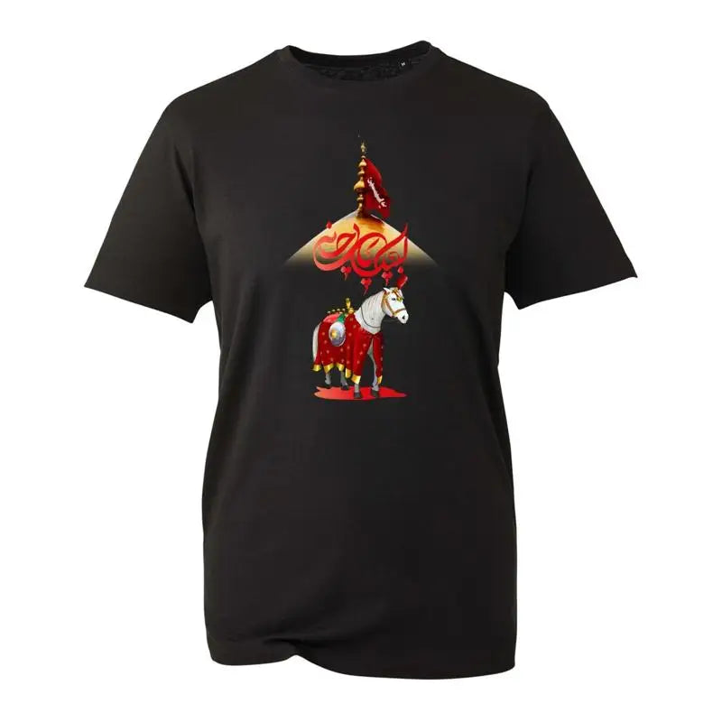 Labaik Ya Hussain T Shirt Karbala Zuljanah Horse Muharram Ul Haram Top