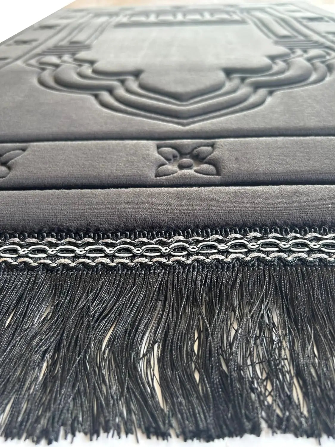 Memory Foam Prayer Mat Luxury Large Muslim Prayer rug Padded Very Thick Janamaz Sajadah for Men Women for Eid Ramadan